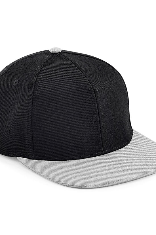 Retro Style Beechfield Original Flat Peak Snapback Cap
