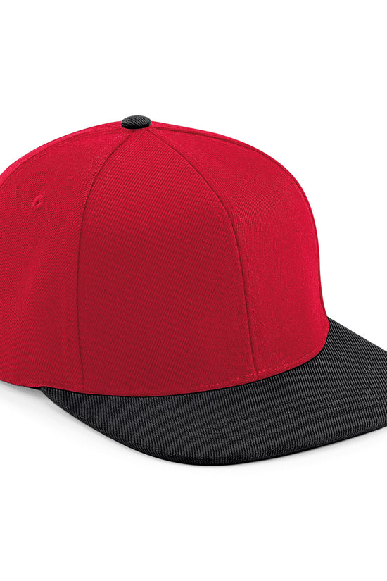 Retro Style Beechfield Original Flat Peak Snapback Cap
