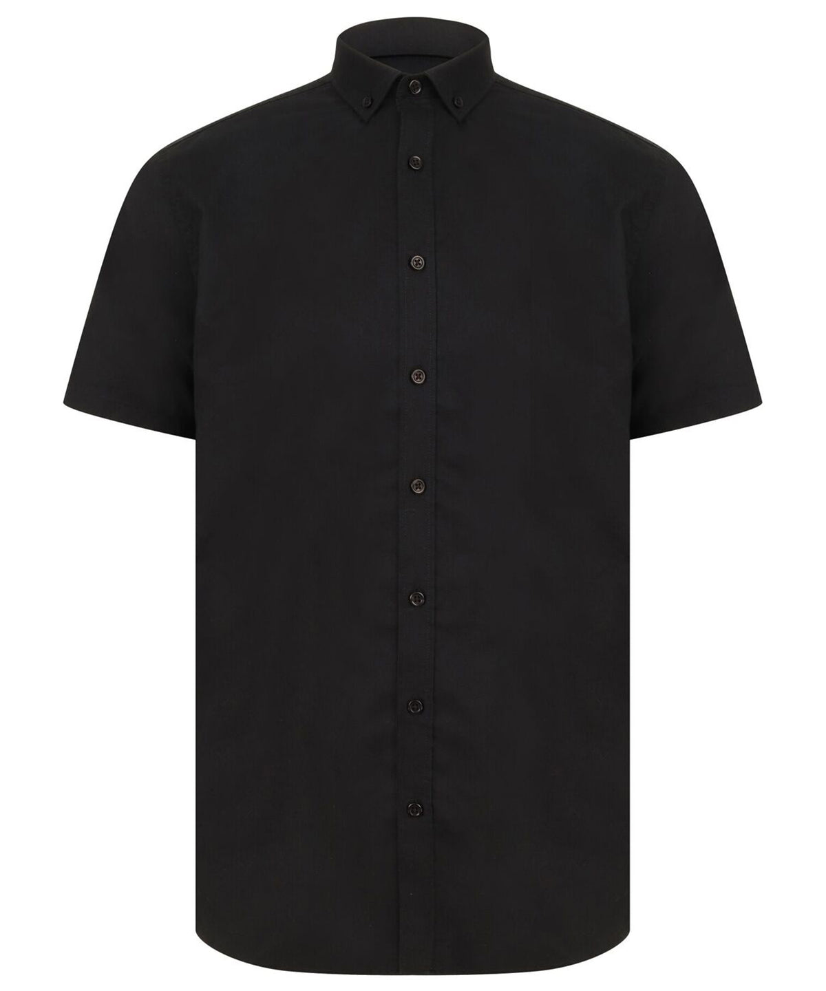 Henbury Modern Oxford Short Sleeve Shirt Regular Fit