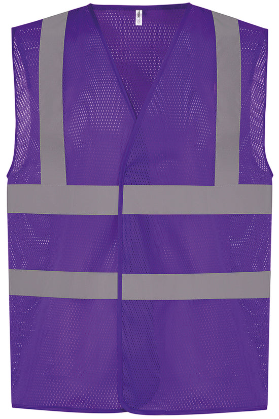 High Visibility Mesh Safety Vest with Reflective Tape