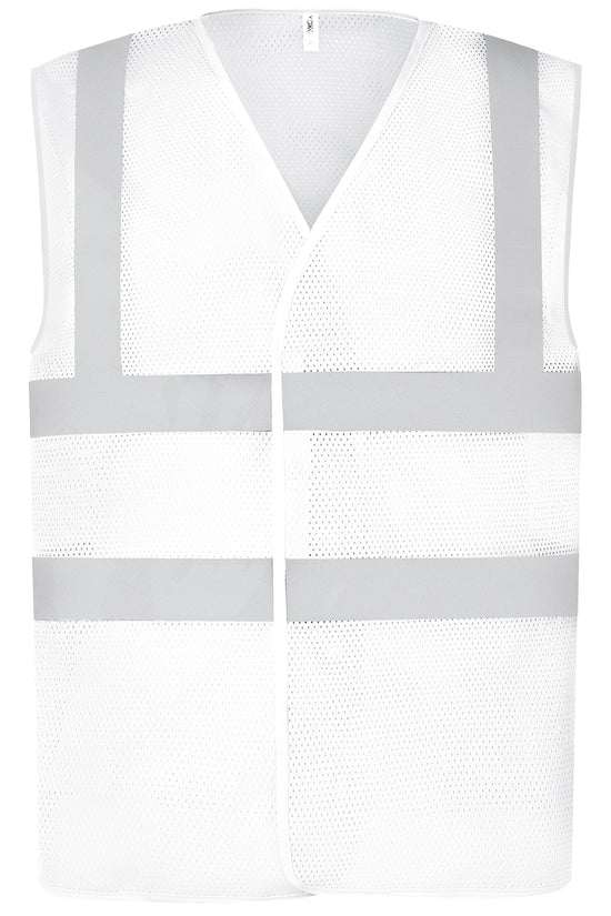 High Visibility Mesh Safety Vest with Reflective Tape
