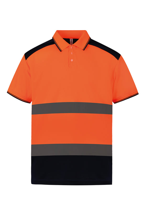 Yoko HiVis TwoTone Polo Shirt for Men ENISO 20471 Class 2