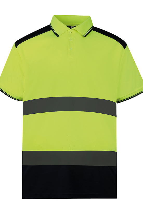 Yoko HiVis TwoTone Polo Shirt for Men ENISO 20471 Class 2