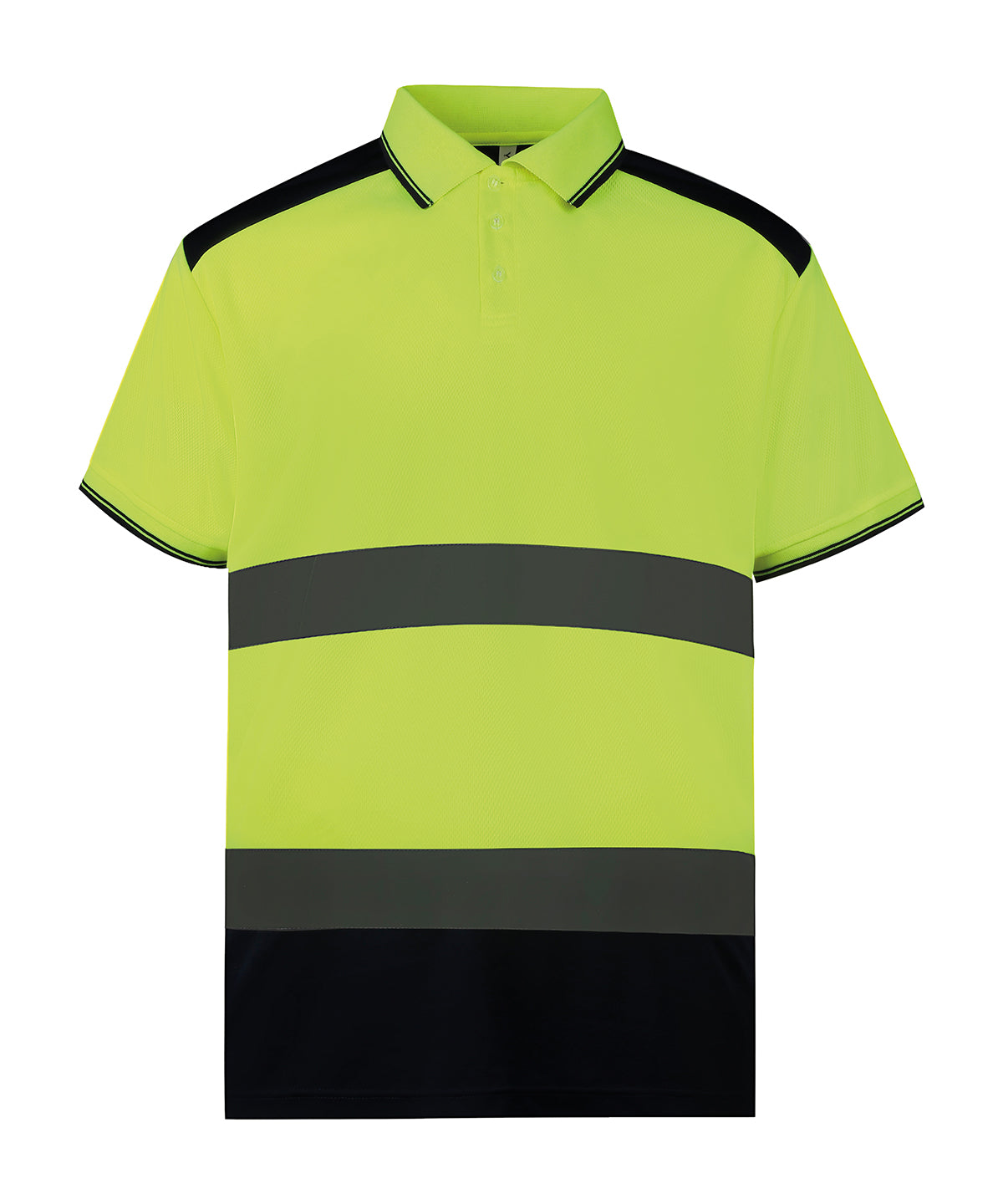 Yoko HiVis TwoTone Polo Shirt for Men ENISO 20471 Class 2