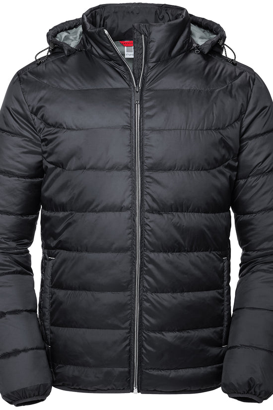 Russell Europe Hooded Nano Jacket EcoFriendly Plus Sizes