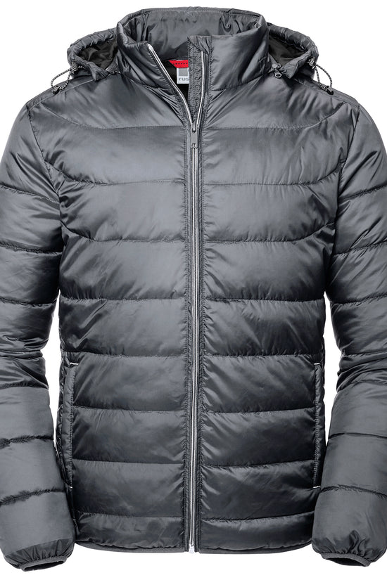 Russell Europe Hooded Nano Jacket EcoFriendly Plus Sizes
