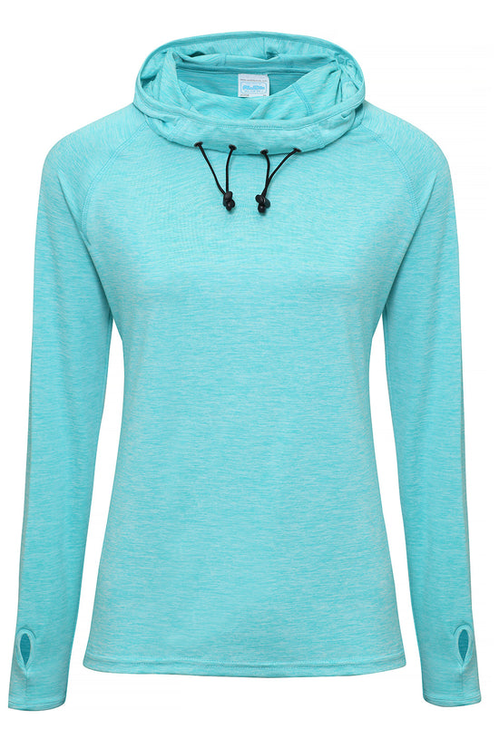 Womens Cool Cowl Neck Top for Active Wear
