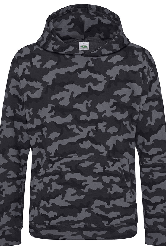 Kids Camo Hoodie with Kangaroo Pouch Pocket