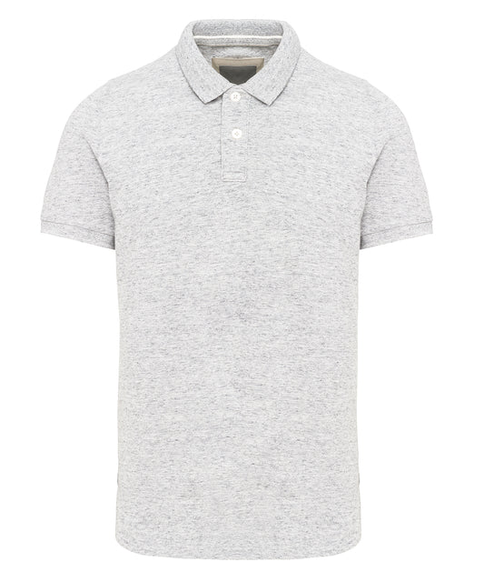 Kariban Vintage Short Sleeve Polo Shirt Mens Retro Style