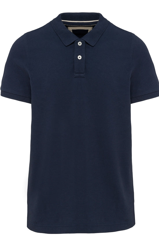 Kariban Vintage Short Sleeve Polo Shirt Mens Retro Style