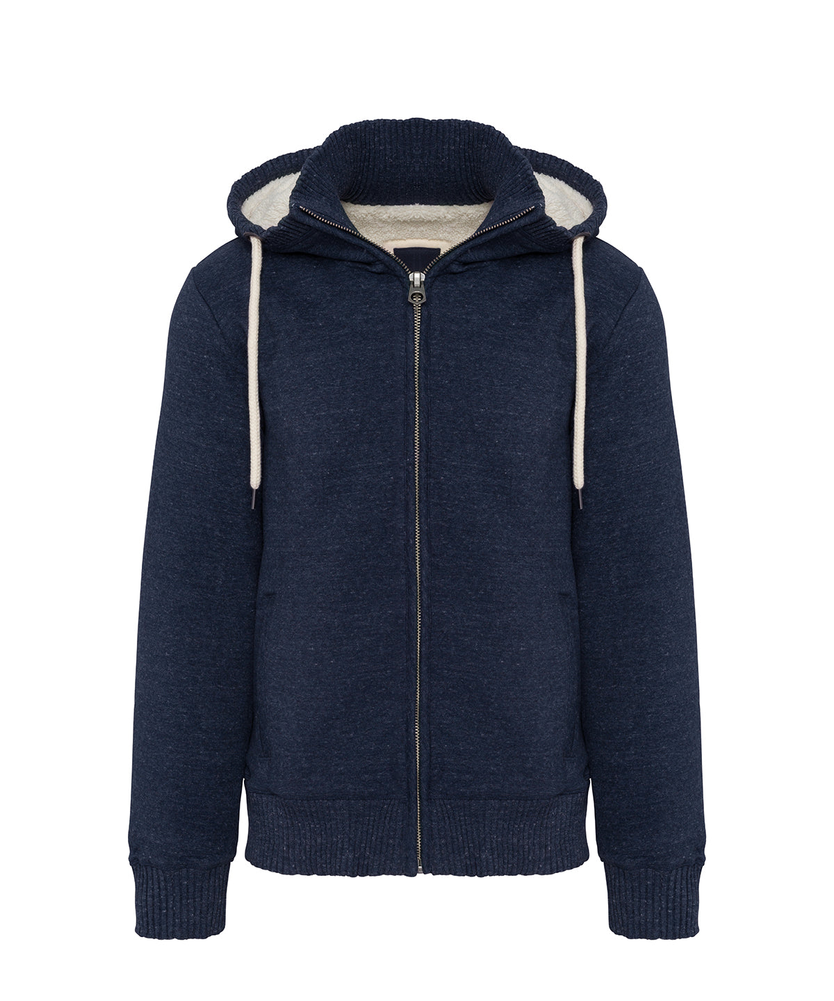 Vintage SherpaLined Fleece Jacket Hoodies for Men Plus Sizes