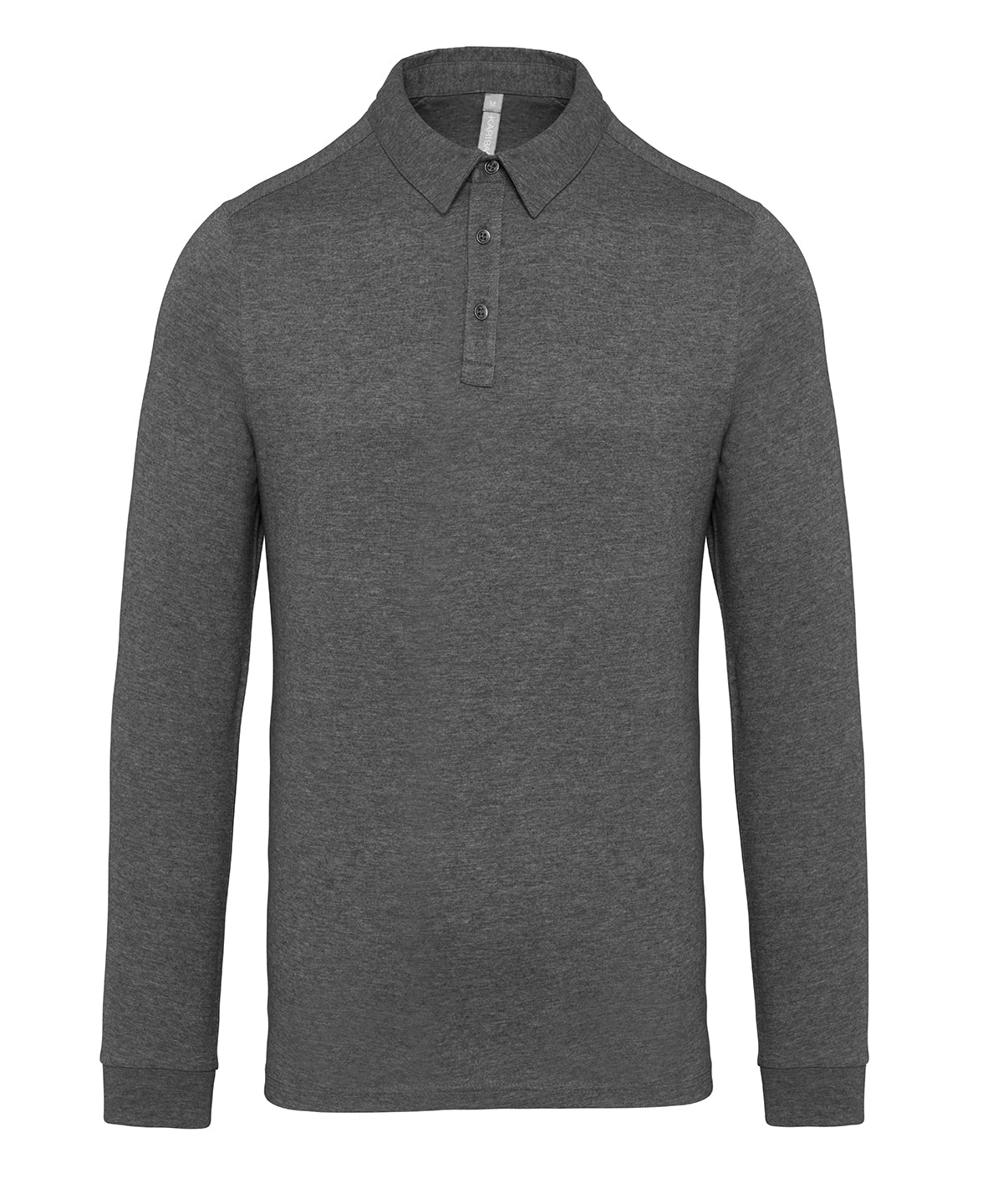 Kariban Cotton Long Sleeve Polo Shirt for Men