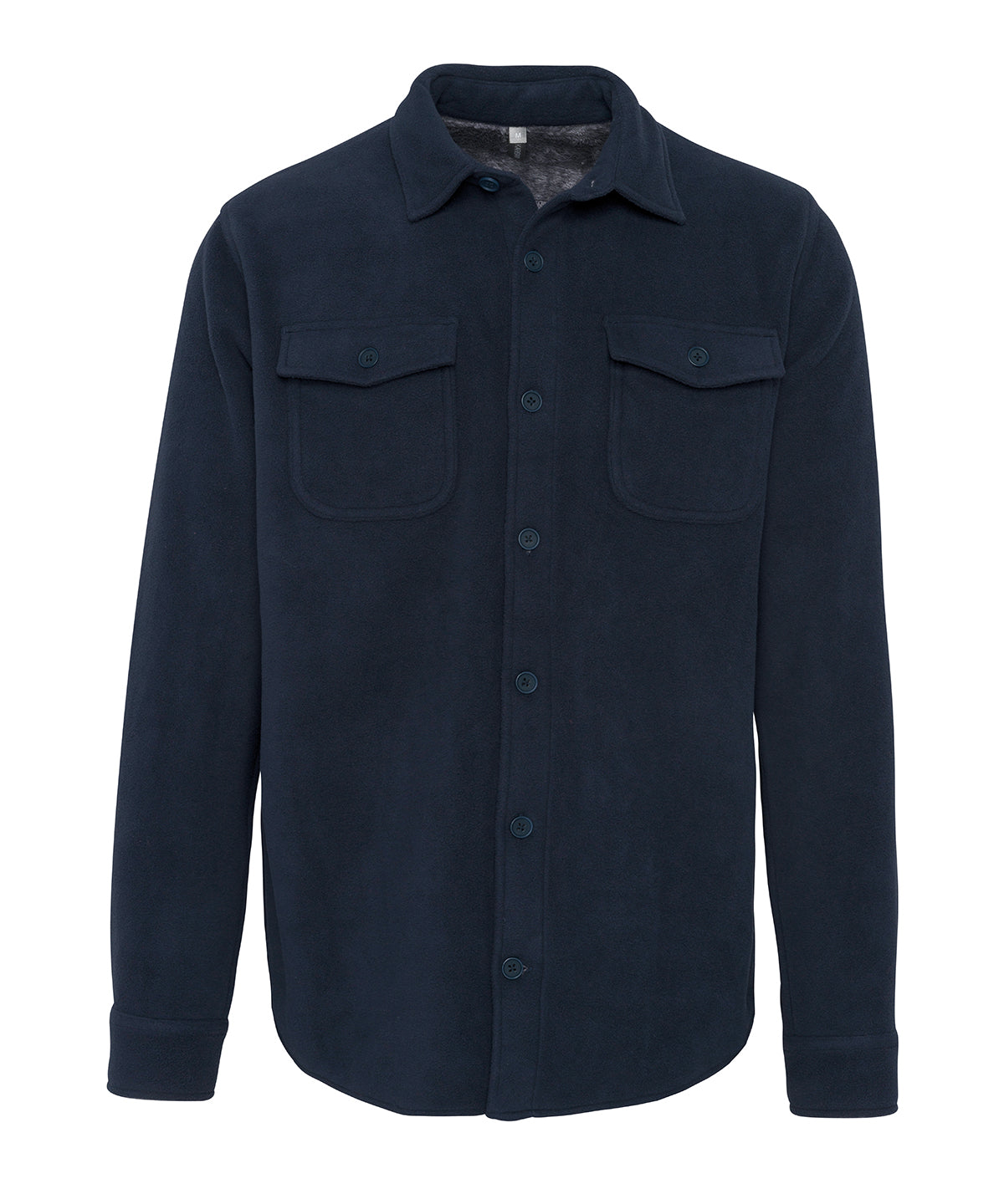Kariban Sherpalined Fleece Overshirt for Men Plus Sizes