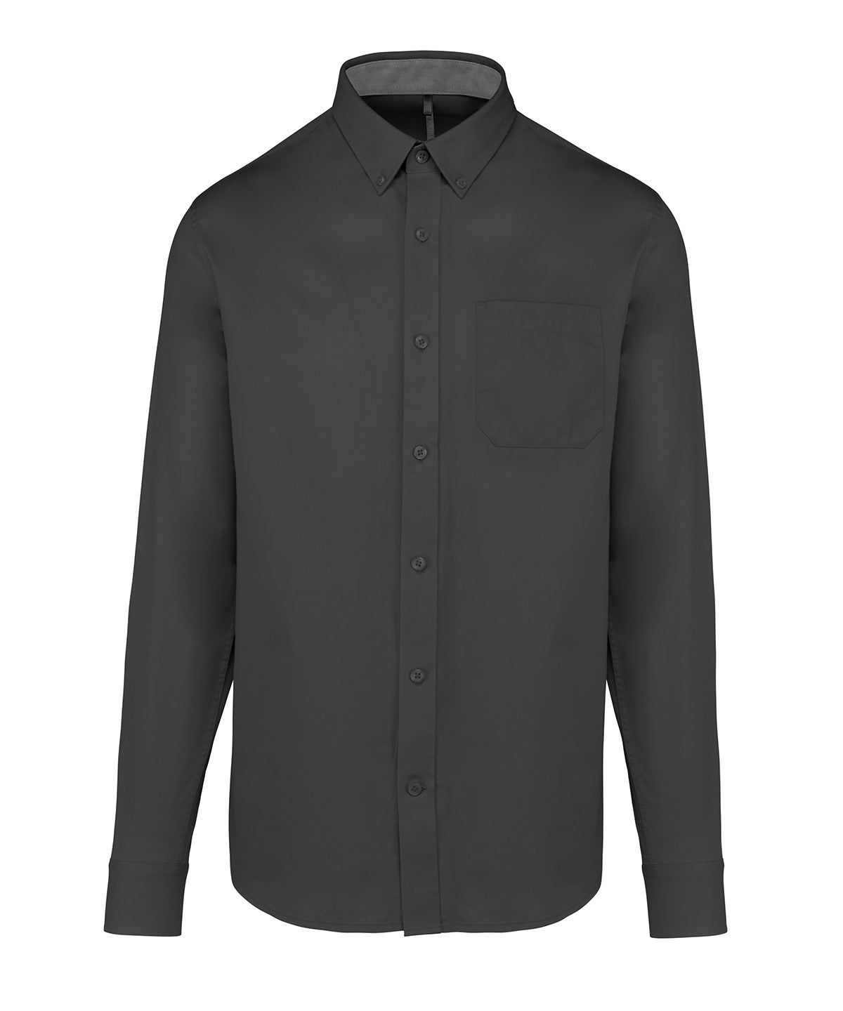 Kariban Mens Nevada Long Sleeve Cotton Shirt