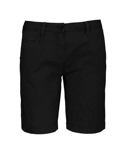Kariban Ladies Washed Effect Bermuda Shorts