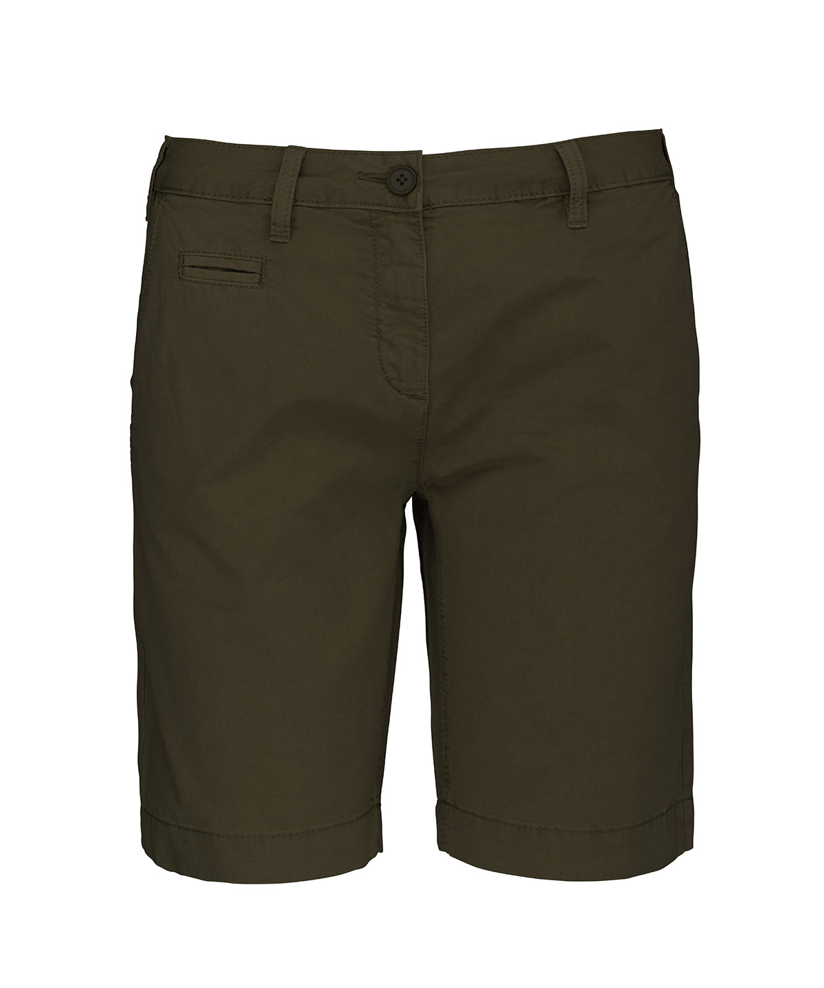 Kariban Ladies Washed Effect Bermuda Shorts