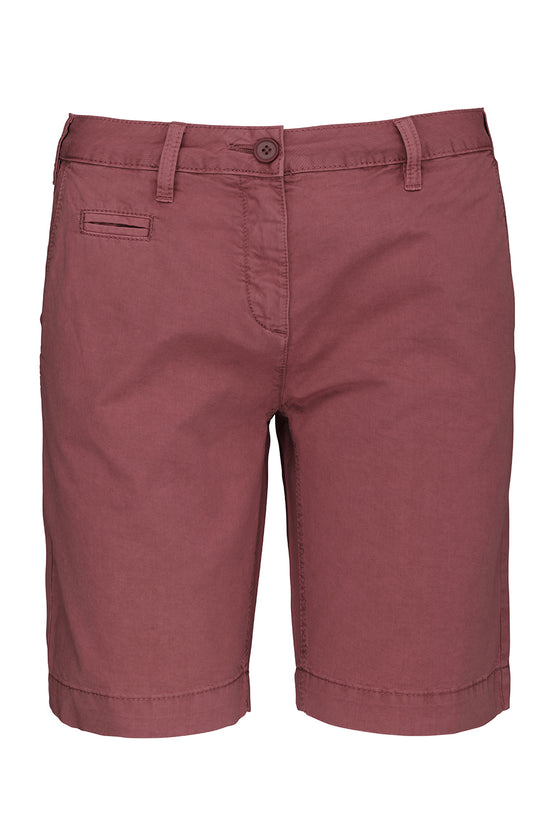Kariban Ladies Washed Effect Bermuda Shorts