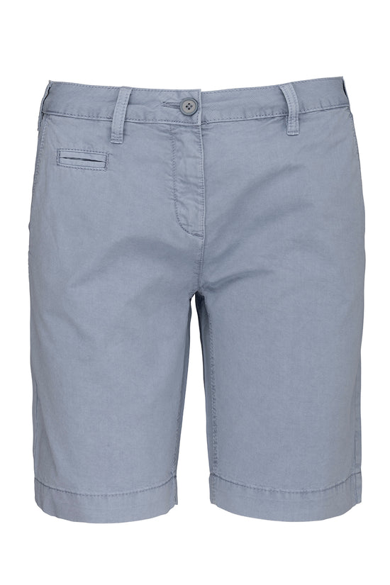 Kariban Ladies Washed Effect Bermuda Shorts