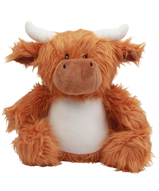 Adorable Mumbles Zippie Highland Cow Soft Toy for All Ages