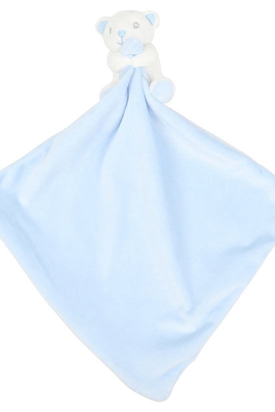 Soft Plush Rabbit Comforter with Rattle and Blanket