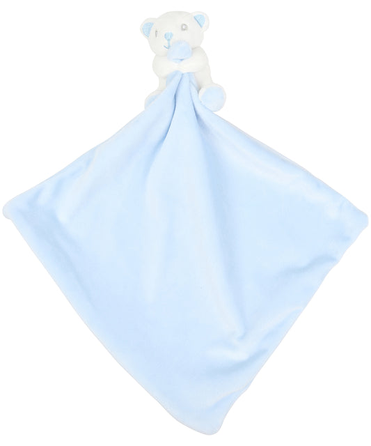 Soft Plush Rabbit Comforter with Rattle and Blanket