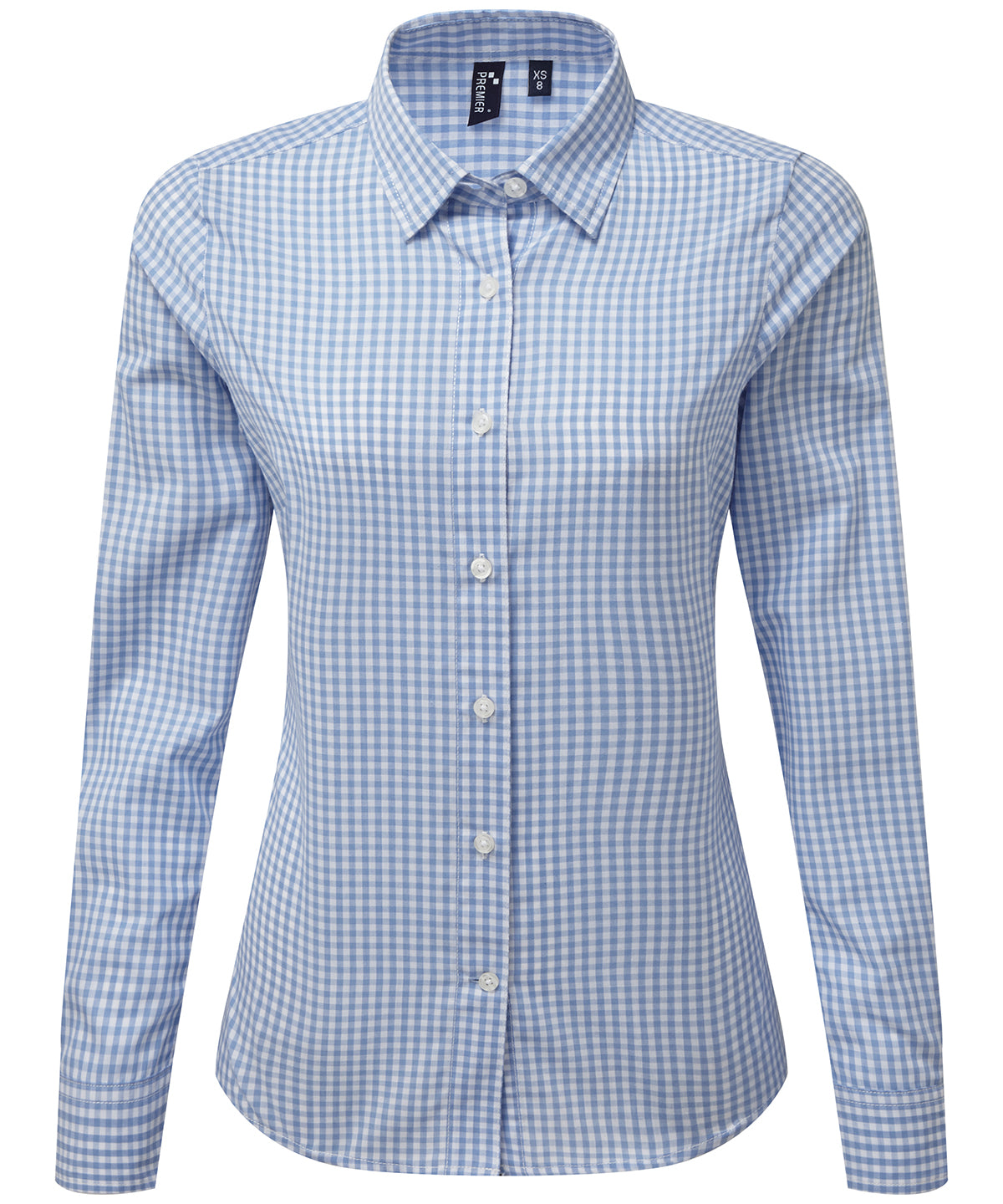 Maxton Check Long Sleeve Shirt Womens VintageChic Blouse