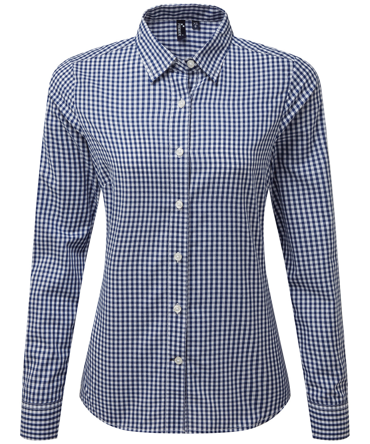 Maxton Check Long Sleeve Shirt Womens VintageChic Blouse