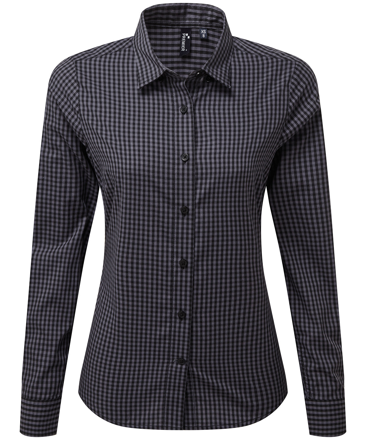 Maxton Check Long Sleeve Shirt Womens VintageChic Blouse