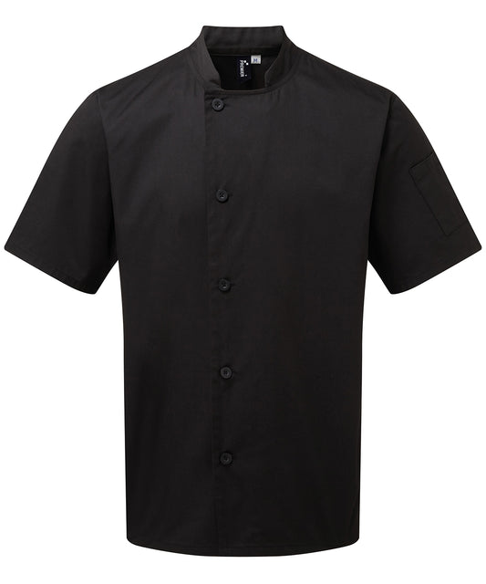 Premier Chefs Short Sleeve Chef Jacket for Men