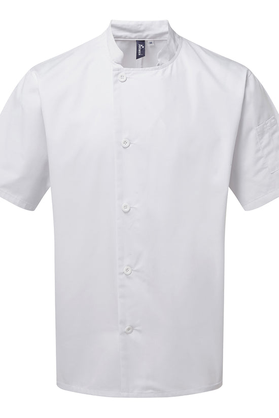 Premier Chefs Short Sleeve Chef Jacket for Men