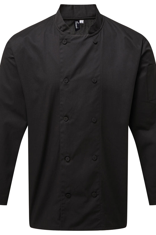 Premier Chefs Coolchecker Long Sleeve Chef Jacket for Men