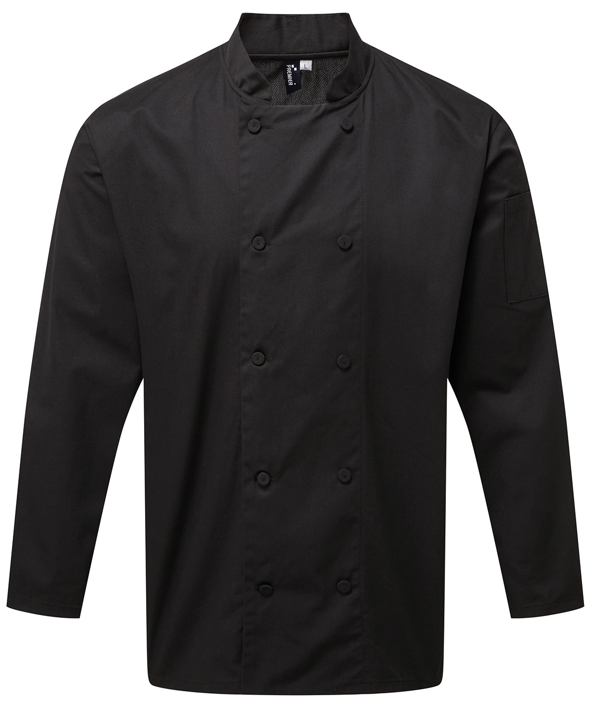 Premier Chefs Coolchecker Long Sleeve Chef Jacket for Men