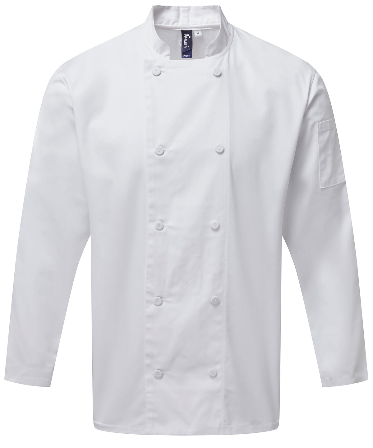 Premier Chefs Coolchecker Long Sleeve Chef Jacket for Men