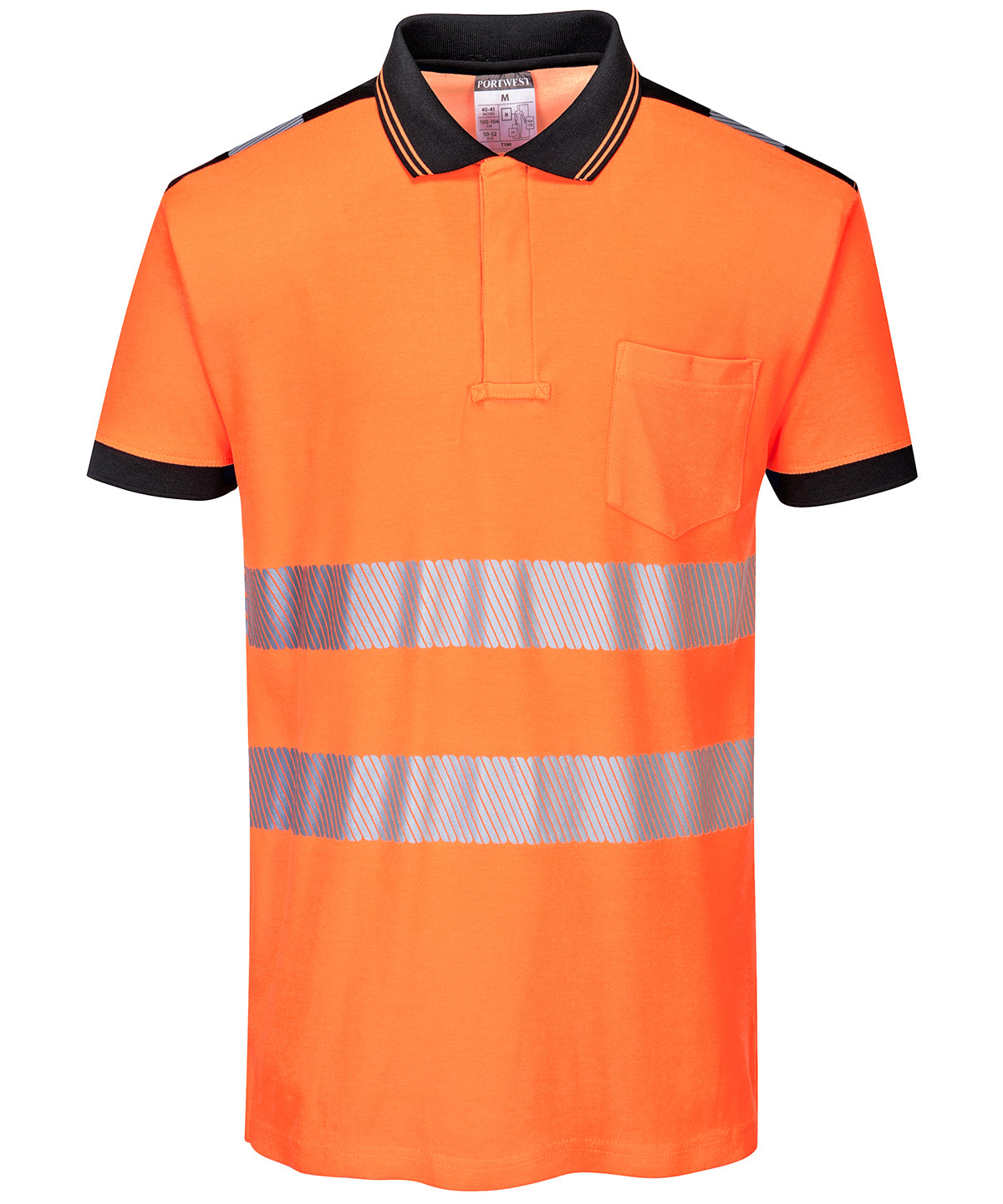 Portwest HiVis Polo Shirt with Chest Pocket