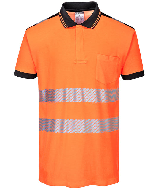 Portwest HiVis Polo Shirt with Chest Pocket