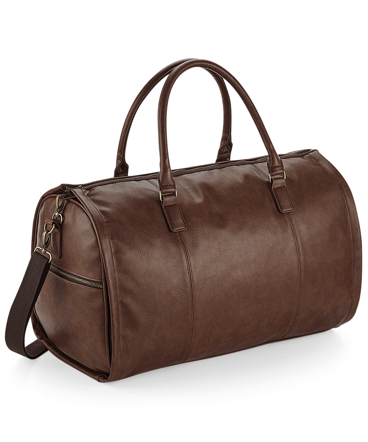 Tan NuHide Garment Weekender Bag Stylish Functional