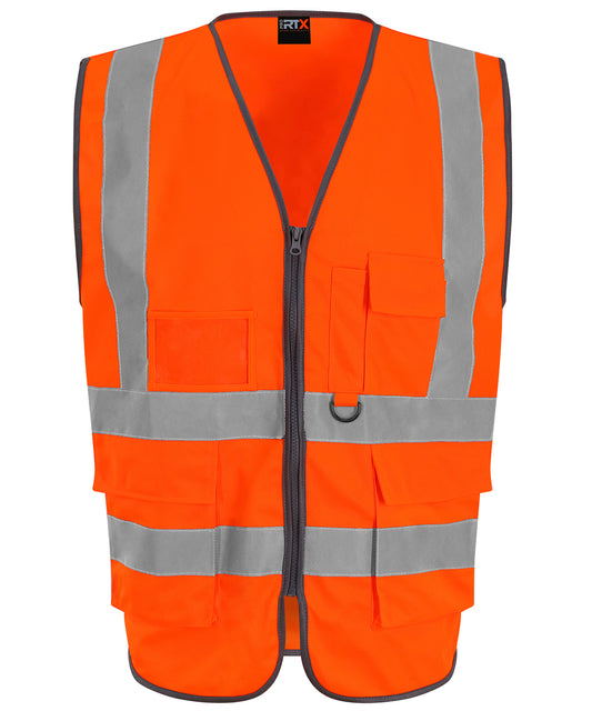 High Visibility Executive Waistcoat Safety Vest for Male Adults