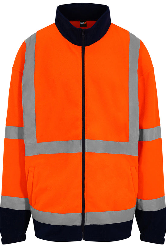 ProRTX High Visibility FullZip Fleece Jackets Male Adult Safety Wear