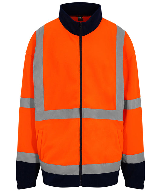 ProRTX High Visibility FullZip Fleece Jackets Male Adult Safety Wear