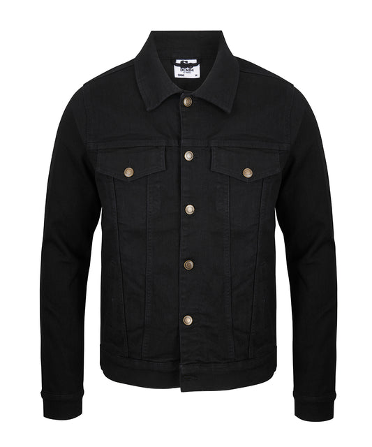 AWDis So Denim Noah Stretch Denim Jacket Mens Fashion Fit