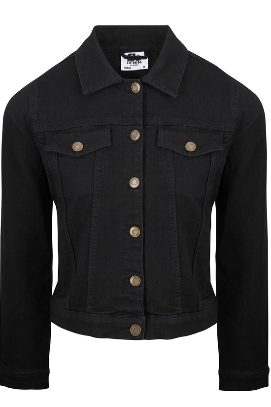 AWDis So Denim Womens Olivia Cropped Denim Jacket