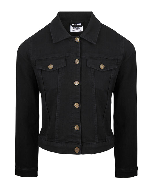 AWDis So Denim Womens Olivia Cropped Denim Jacket