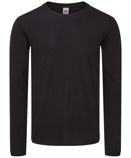 Fruit of the Loom Iconic 150 Classic Long Sleeve TShirt for Men Plus Sizes