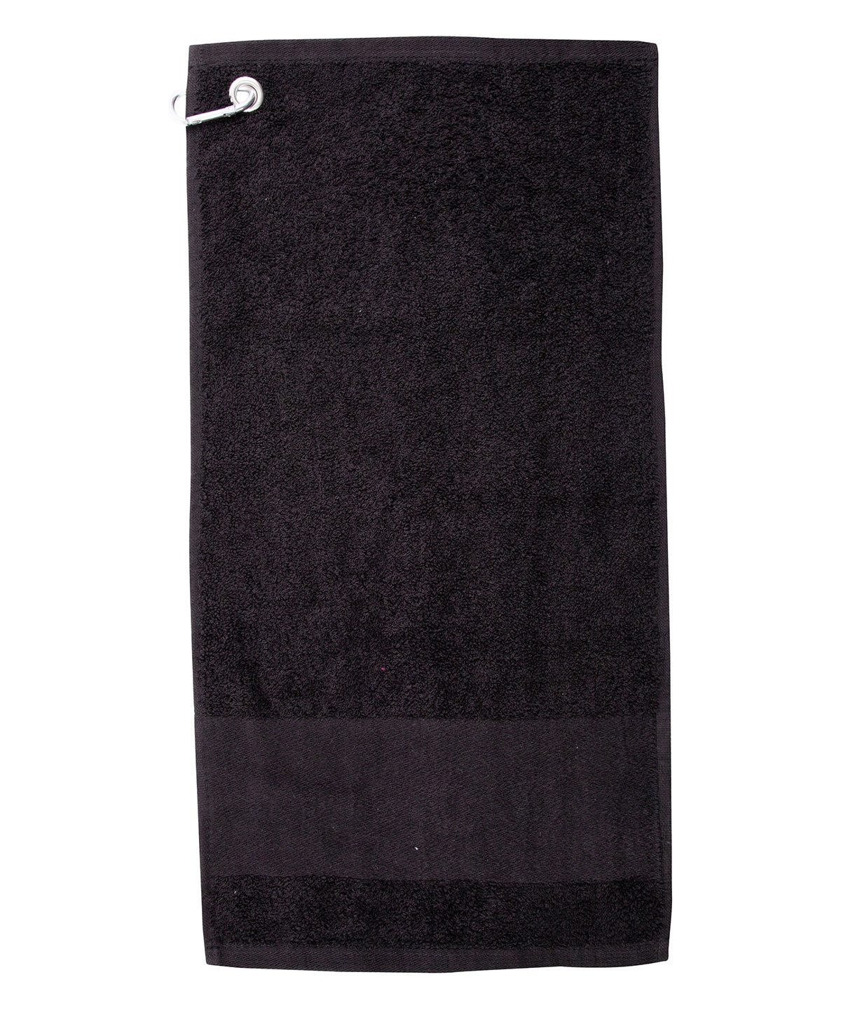 Heavyweight Golf Towel with Metal Rivet and Personalizable Border