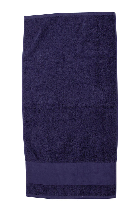 Heavyweight Cotton Hand Towel with Personalizable Border