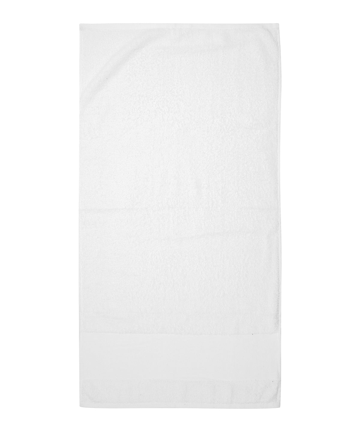 Heavyweight Cotton Hand Towel with Personalizable Border