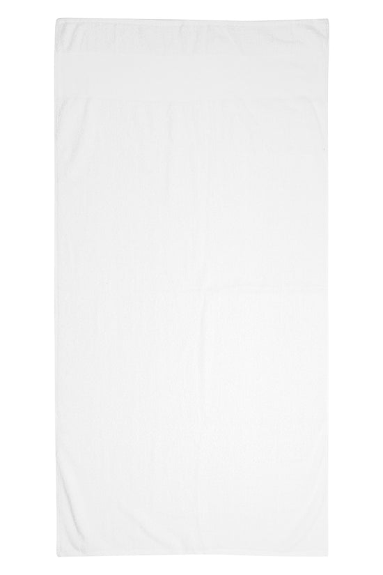 Heavyweight Cotton Bath Towel with Border Unisex Adult