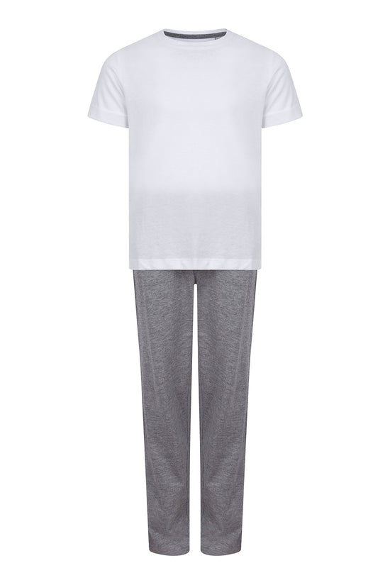 Towel City Kids Long Pyjamas Set Unisex Plus Sizes Lounge Wear