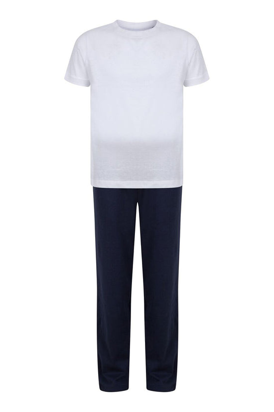 Towel City Kids Long Pyjamas Set Unisex Plus Sizes Lounge Wear