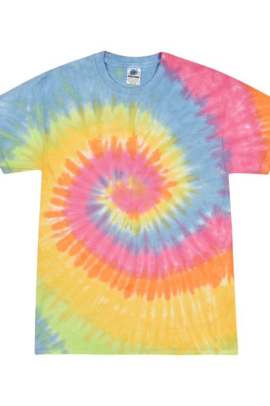 Colortone Kids Tie Dye TShirts Unisex Hyperbrights Neons